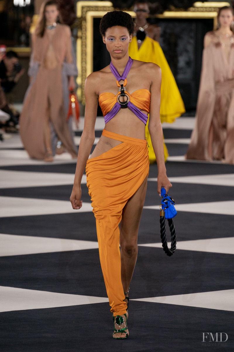 Janaye Furman featured in  the Balmain fashion show for Spring/Summer 2020