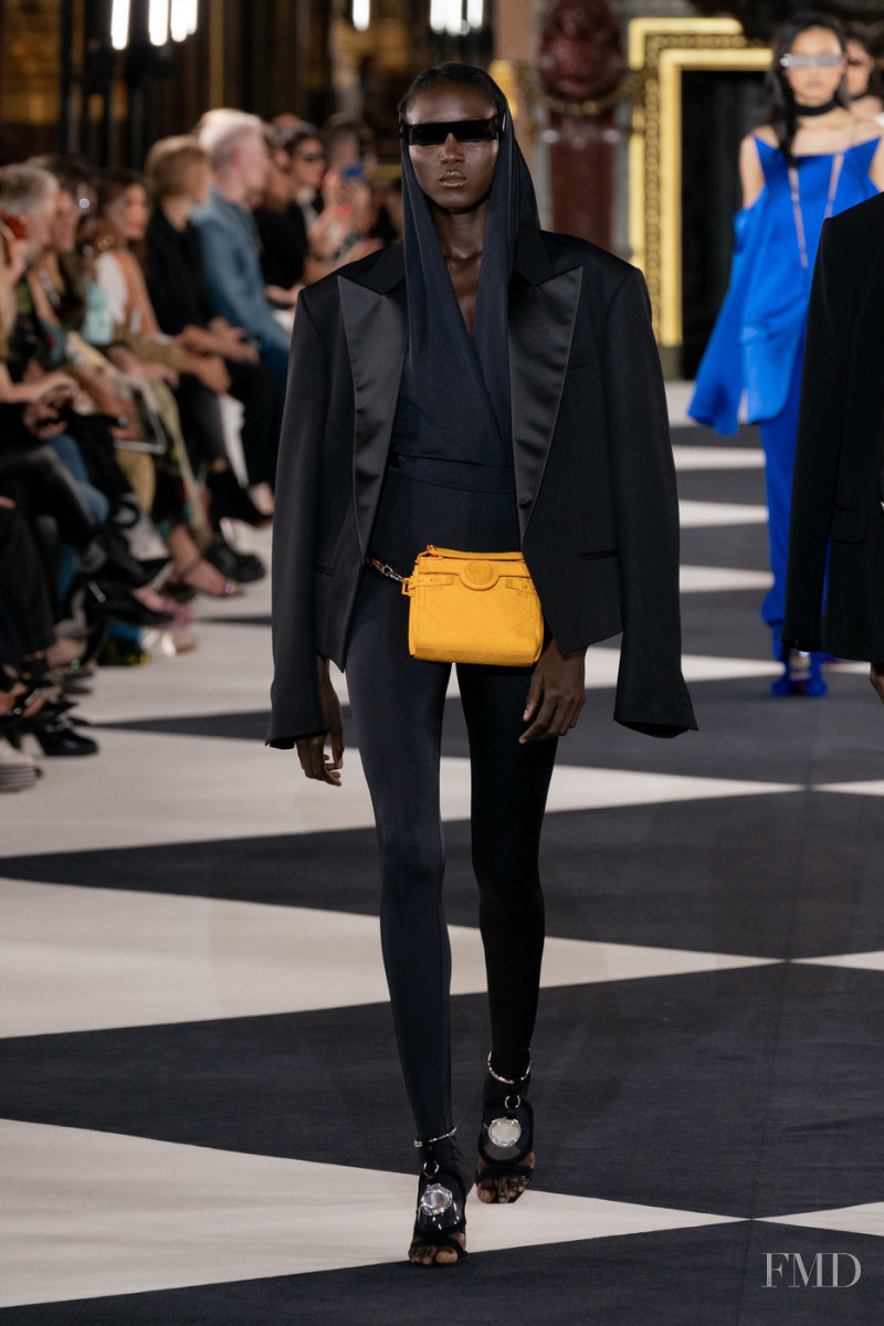 Rouguy Faye featured in  the Balmain fashion show for Spring/Summer 2020