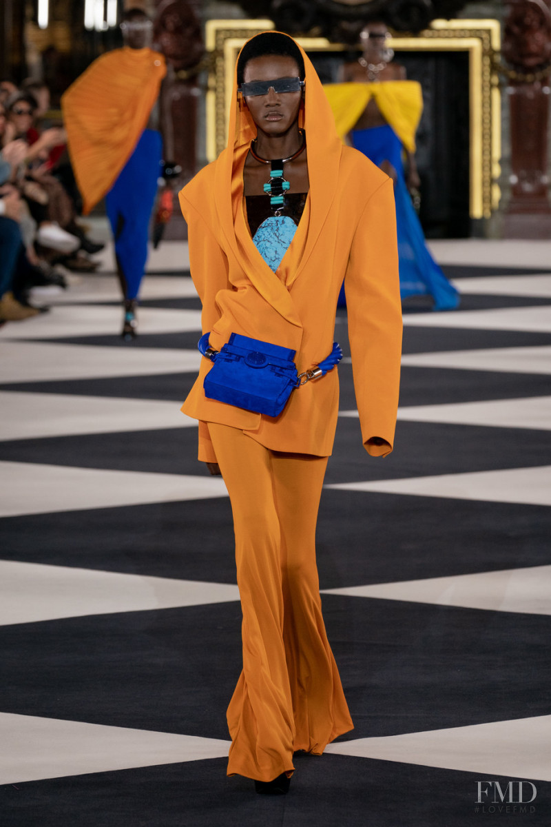 Sompa Antonio featured in  the Balmain fashion show for Spring/Summer 2020