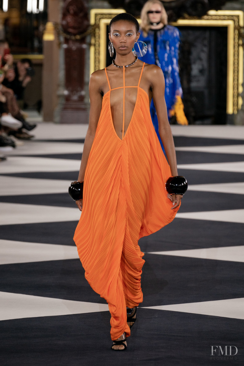 Hannah Shakespeare featured in  the Balmain fashion show for Spring/Summer 2020