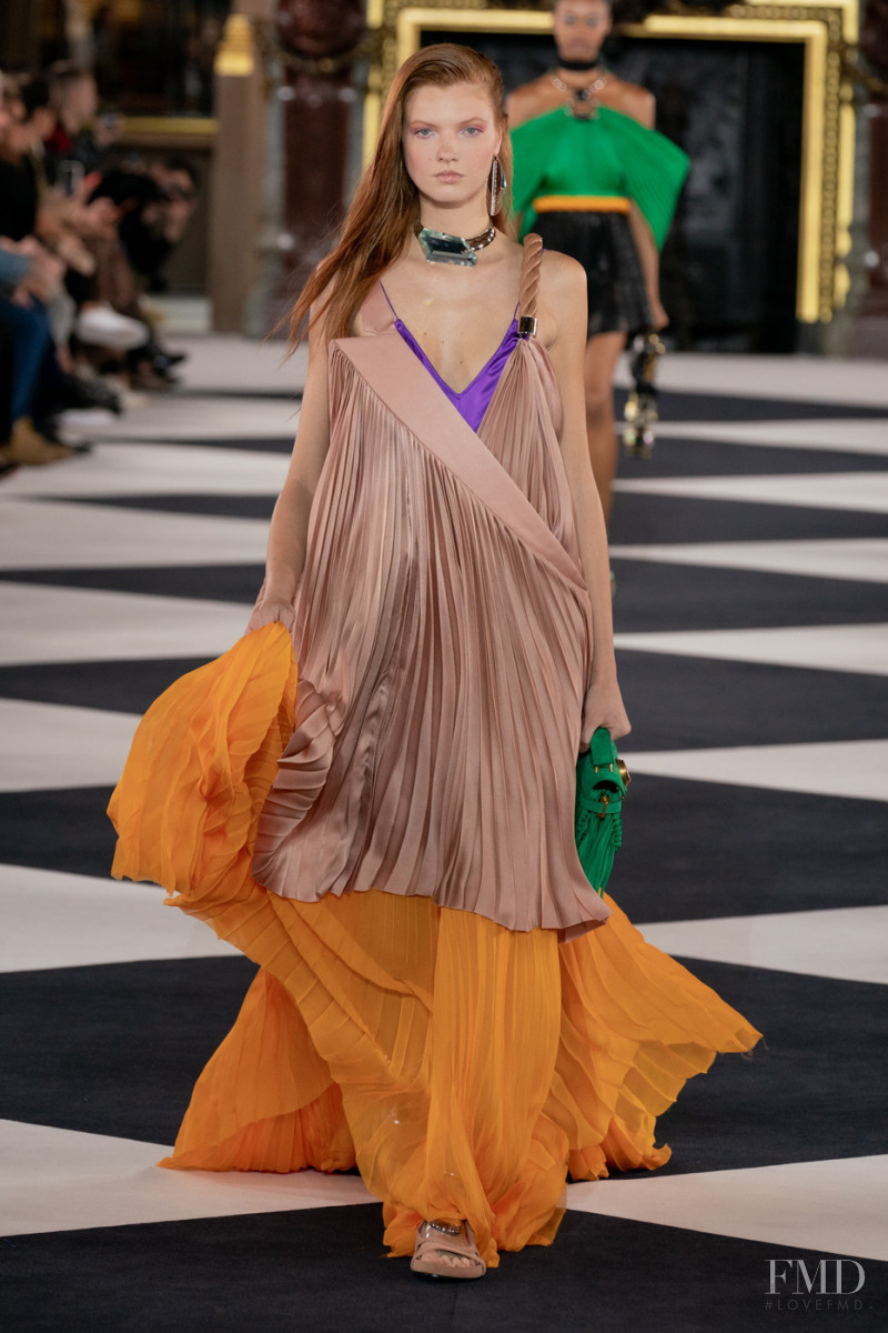 Anastasia Ivanova featured in  the Balmain fashion show for Spring/Summer 2020