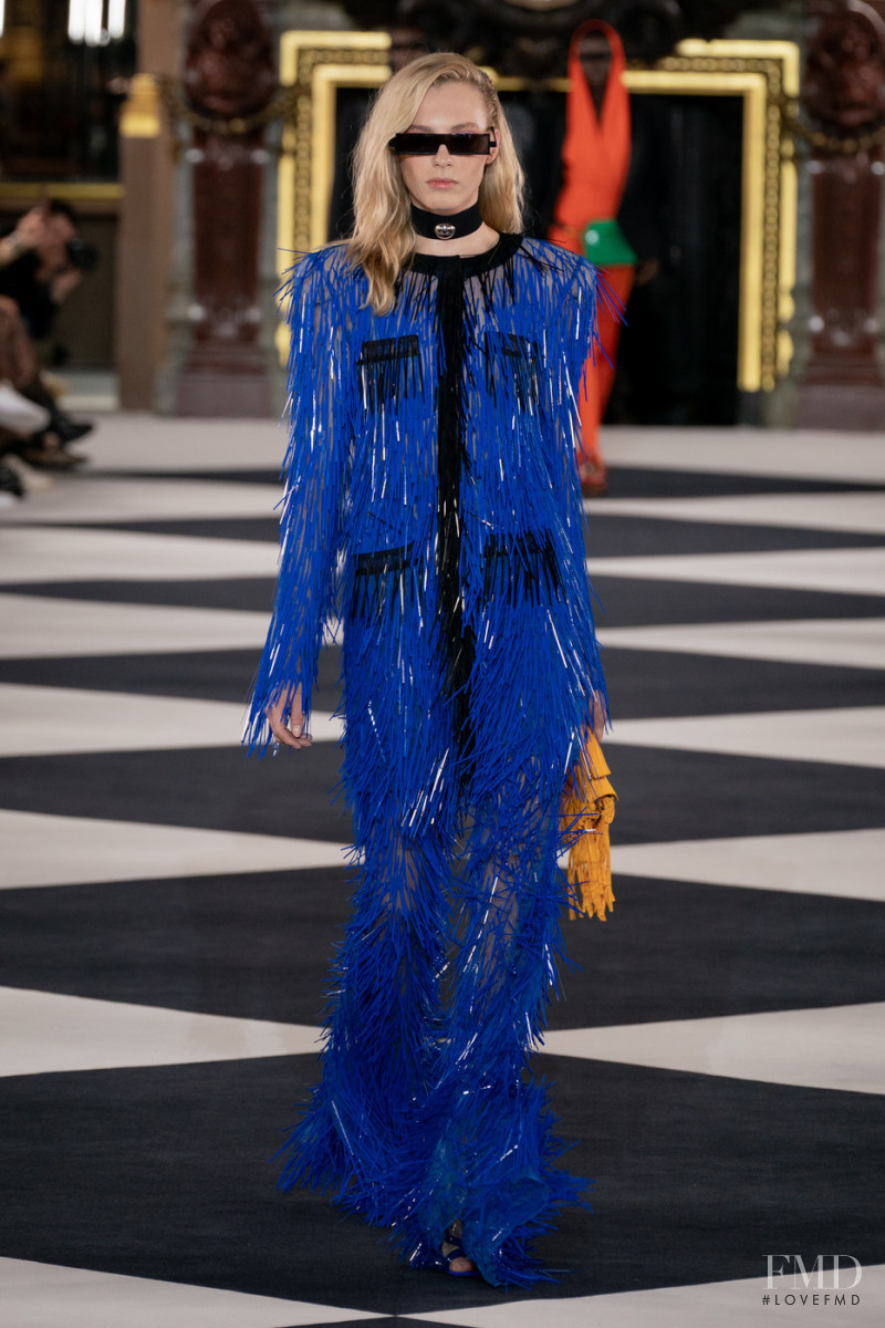 Zlata Semenko featured in  the Balmain fashion show for Spring/Summer 2020