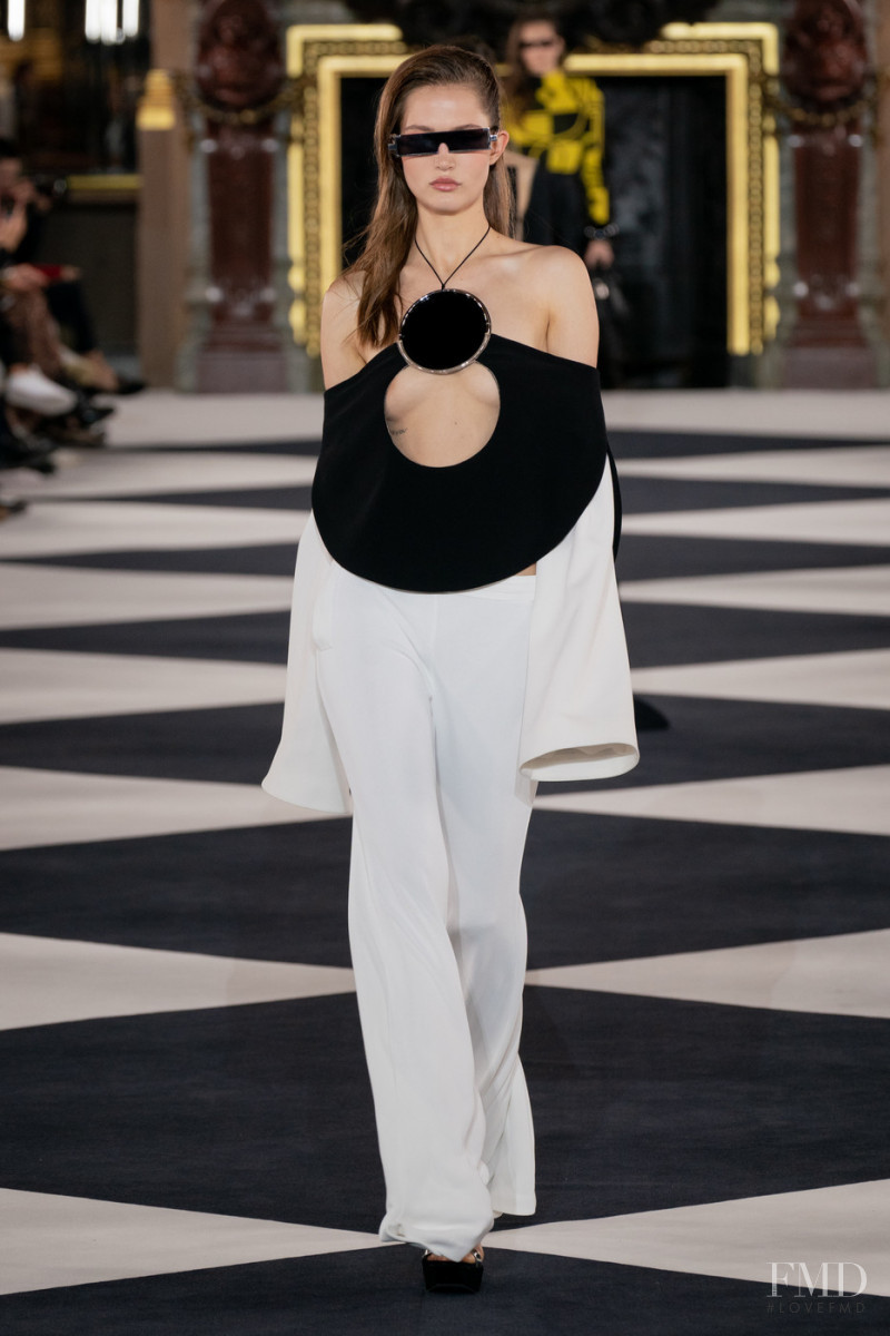 Vika Evseeva featured in  the Balmain fashion show for Spring/Summer 2020