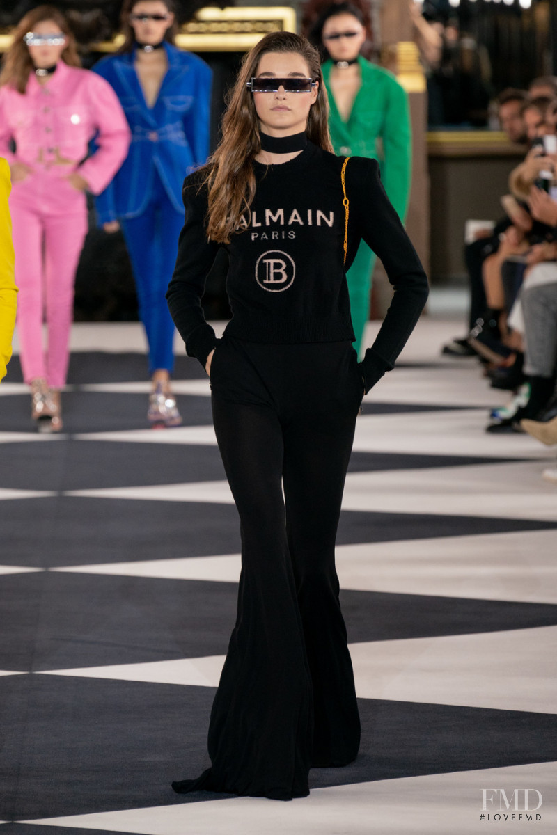 Margriet Loosman featured in  the Balmain fashion show for Spring/Summer 2020