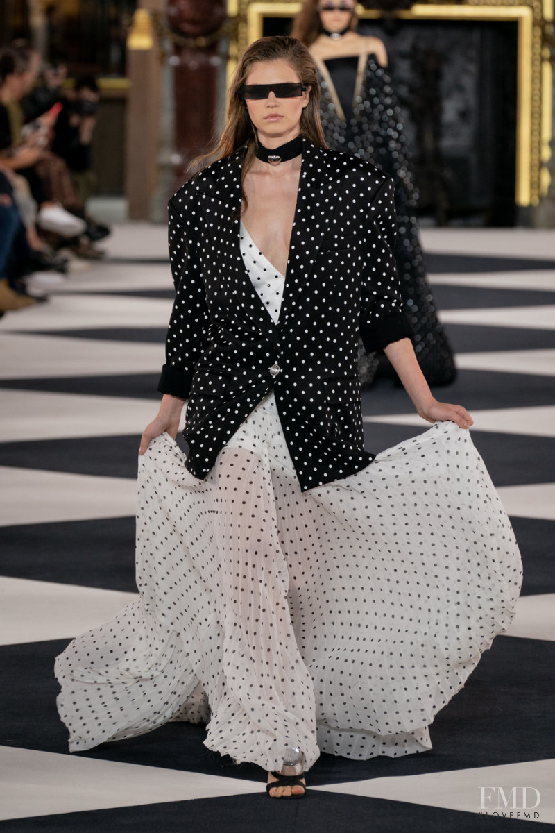 Natalia Bulycheva featured in  the Balmain fashion show for Spring/Summer 2020