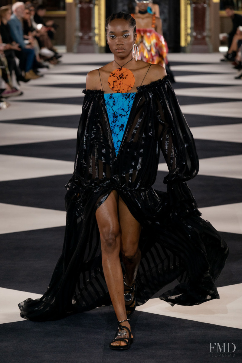 Nora Uchenna Omeire featured in  the Balmain fashion show for Spring/Summer 2020