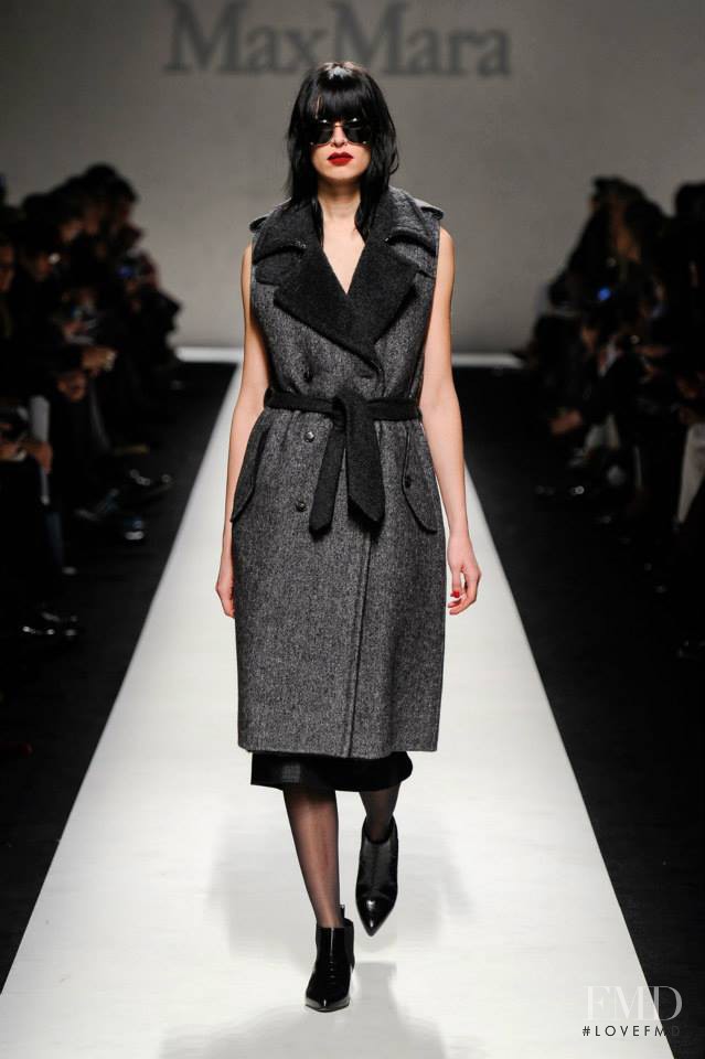 Sabrina Ioffreda featured in  the Max Mara fashion show for Autumn/Winter 2014