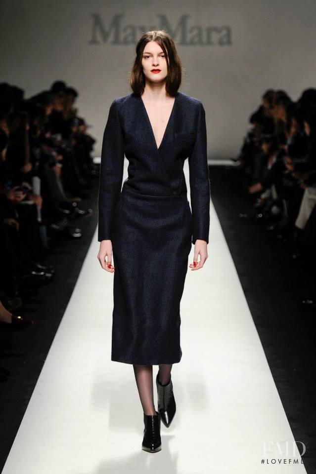 Kremi Otashliyska featured in  the Max Mara fashion show for Autumn/Winter 2014