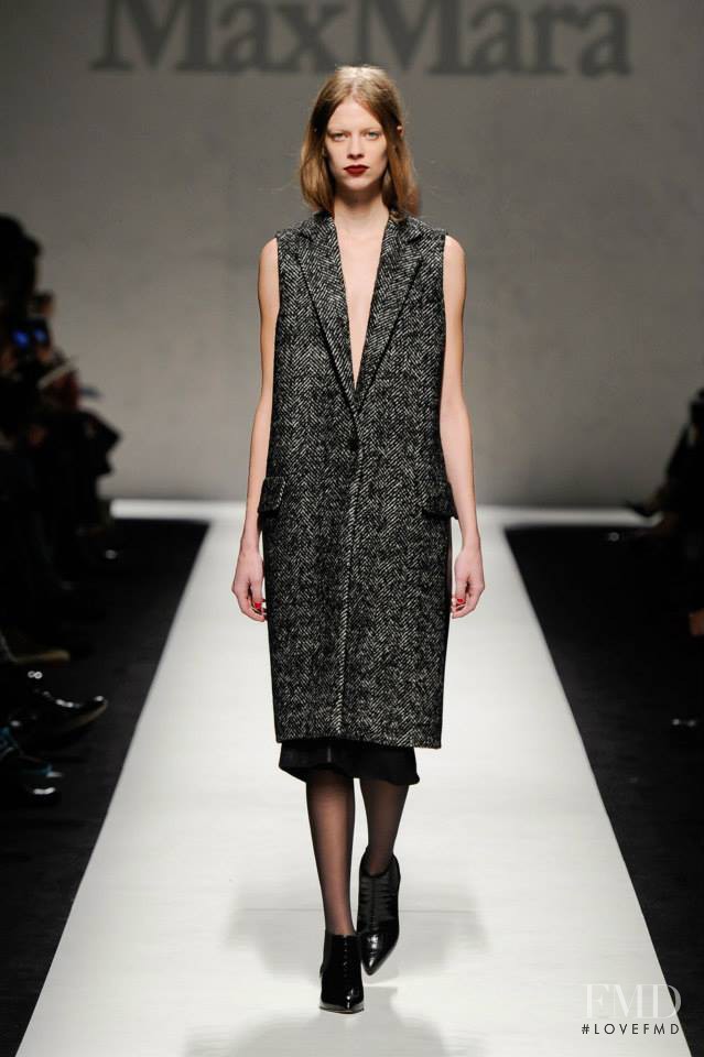 Lexi Boling featured in  the Max Mara fashion show for Autumn/Winter 2014