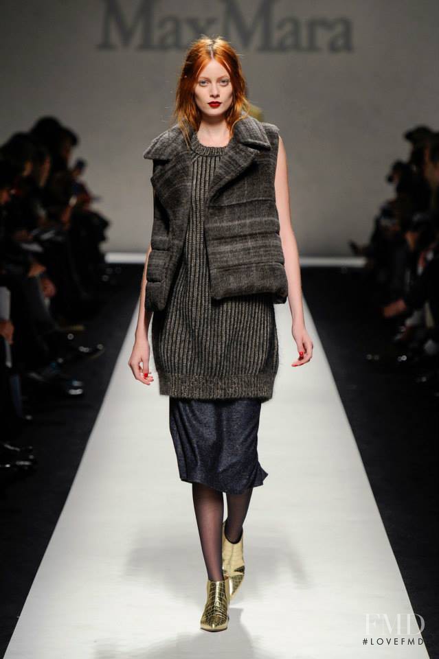 Thairine García featured in  the Max Mara fashion show for Autumn/Winter 2014