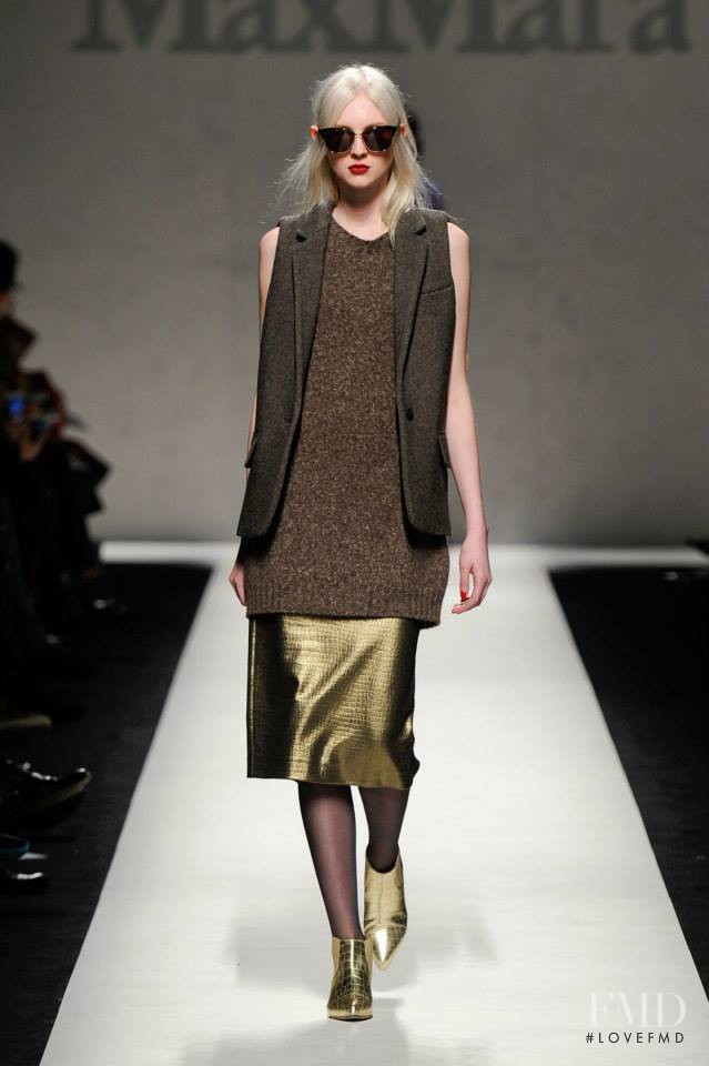 Nastya Sten featured in  the Max Mara fashion show for Autumn/Winter 2014