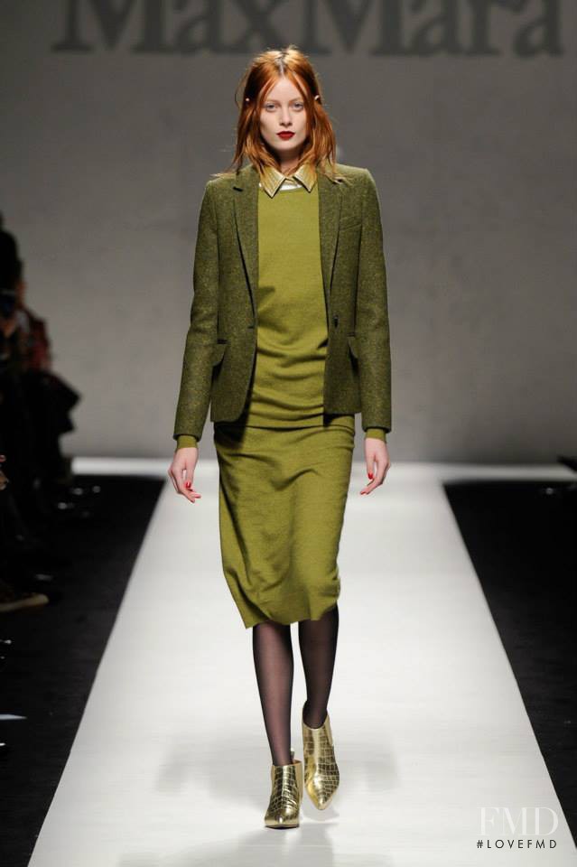 Thairine García featured in  the Max Mara fashion show for Autumn/Winter 2014