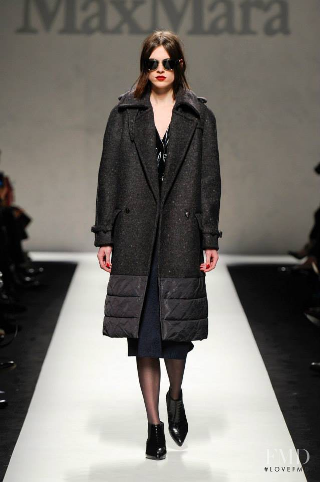 Kassandra Jensen featured in  the Max Mara fashion show for Autumn/Winter 2014