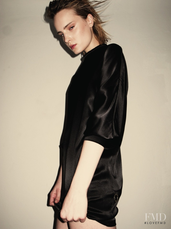 Charlotte Tomaszewska featured in  the Ania Kuczynska Gold Dust lookbook for Spring/Summer 2013