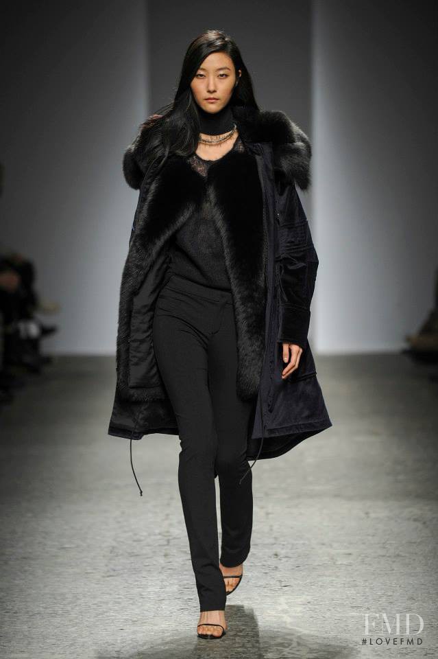 Ji Hye Park featured in  the Ports 1961 fashion show for Autumn/Winter 2014