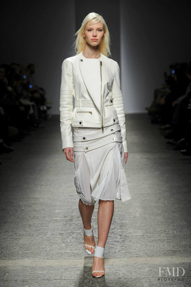 Sasha Luss featured in  the Ports 1961 fashion show for Autumn/Winter 2014