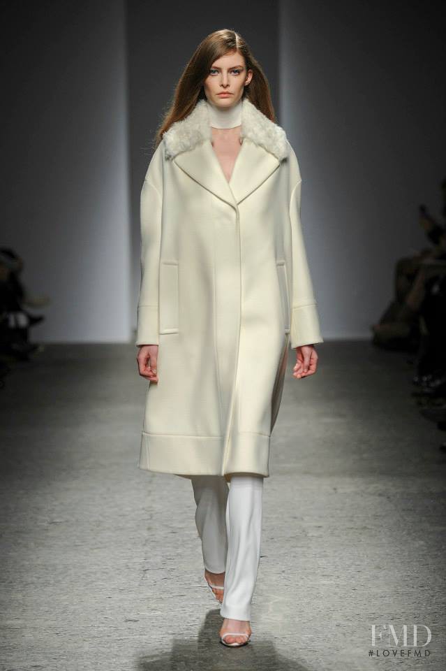 Auguste Abeliunaite featured in  the Ports 1961 fashion show for Autumn/Winter 2014