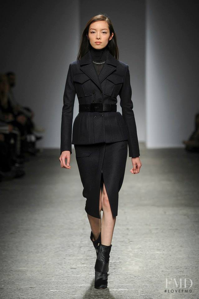 Fei Fei Sun featured in  the Ports 1961 fashion show for Autumn/Winter 2014