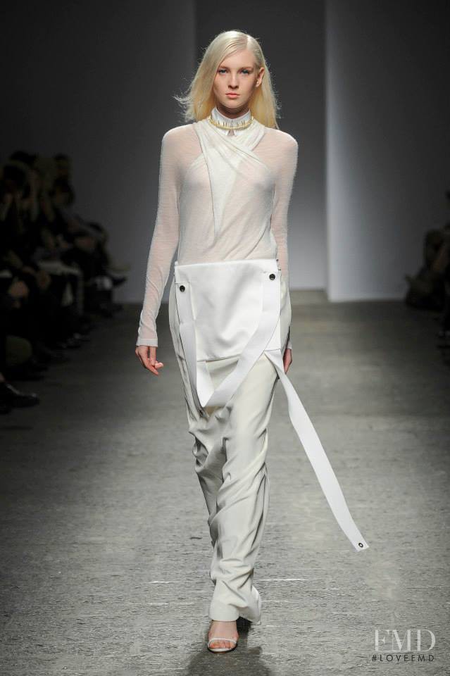 Nastya Sten featured in  the Ports 1961 fashion show for Autumn/Winter 2014