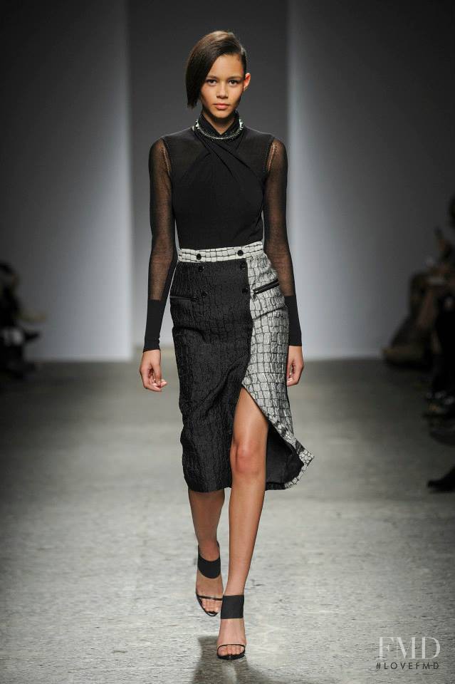 Binx Walton featured in  the Ports 1961 fashion show for Autumn/Winter 2014