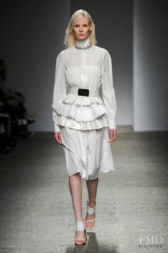 Irene Hiemstra featured in  the Ports 1961 fashion show for Autumn/Winter 2014