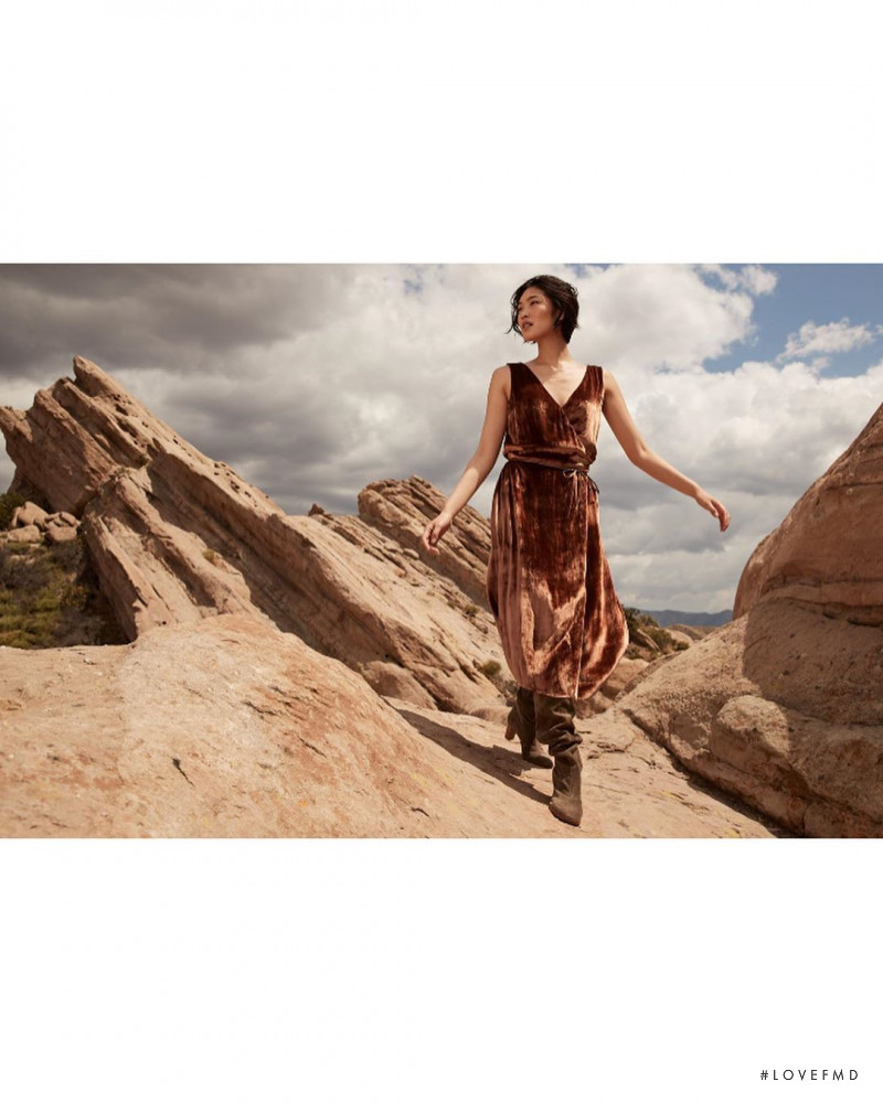 Chiharu Okunugi featured in  the Neiman Marcus advertisement for Fall 2019