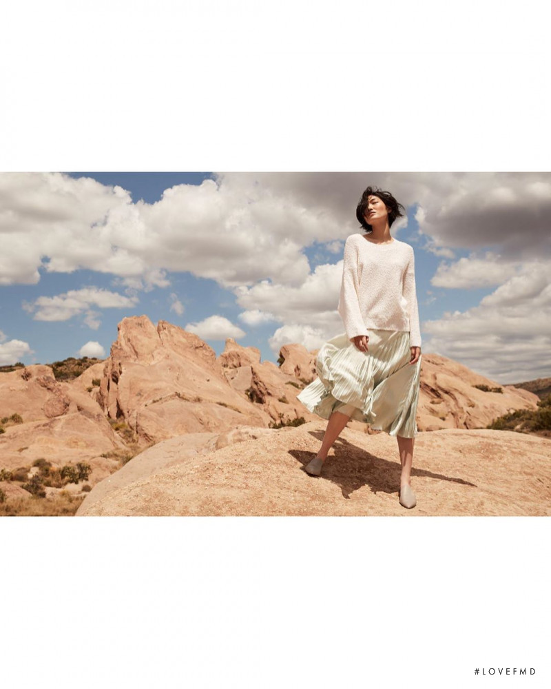 Chiharu Okunugi featured in  the Neiman Marcus advertisement for Fall 2019