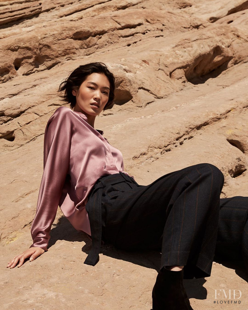 Chiharu Okunugi featured in  the Neiman Marcus advertisement for Fall 2019