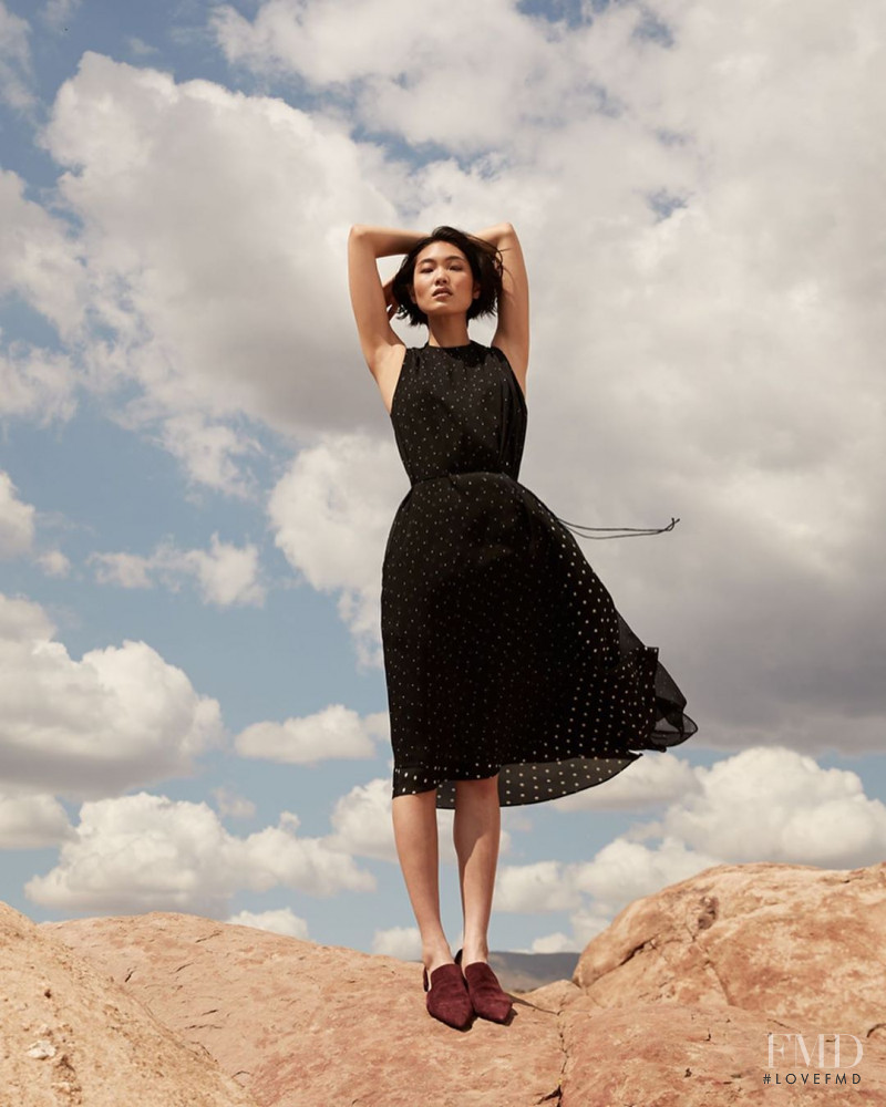 Chiharu Okunugi featured in  the Neiman Marcus advertisement for Fall 2019