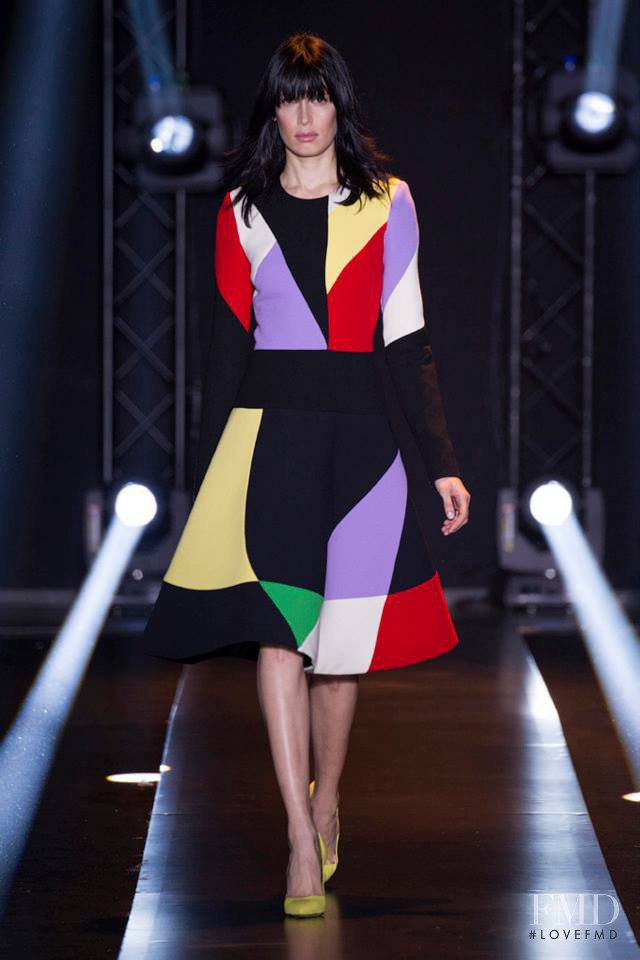 Sabrina Ioffreda featured in  the Fausto Puglisi fashion show for Autumn/Winter 2014