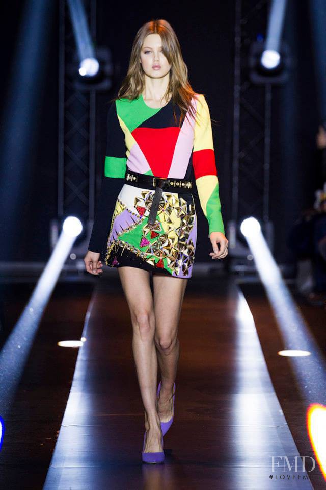 Lindsey Wixson featured in  the Fausto Puglisi fashion show for Autumn/Winter 2014
