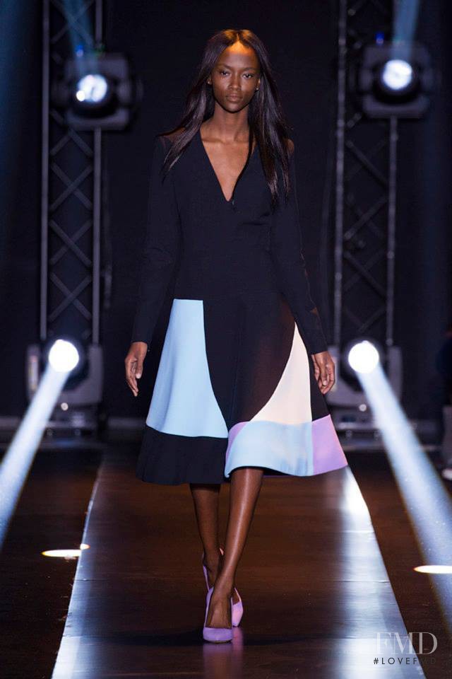 Riley Montana featured in  the Fausto Puglisi fashion show for Autumn/Winter 2014