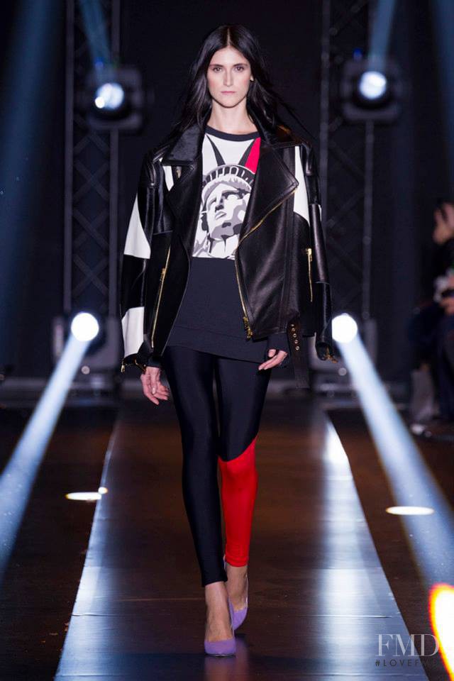 Daiane Conterato featured in  the Fausto Puglisi fashion show for Autumn/Winter 2014