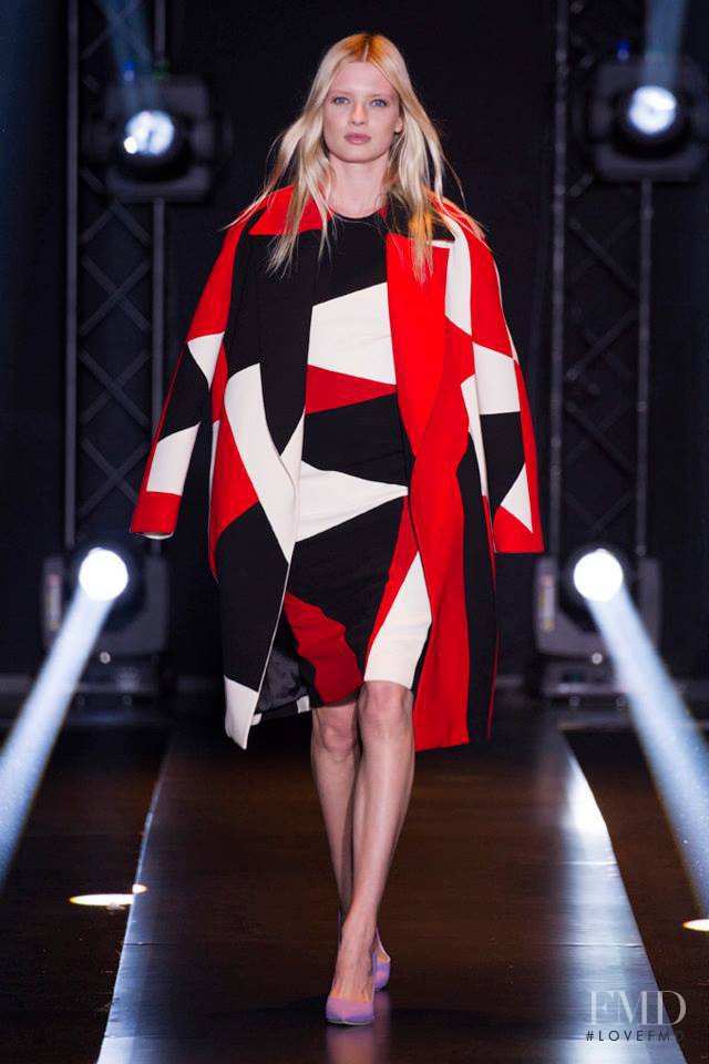 Natalia Siodmiak featured in  the Fausto Puglisi fashion show for Autumn/Winter 2014