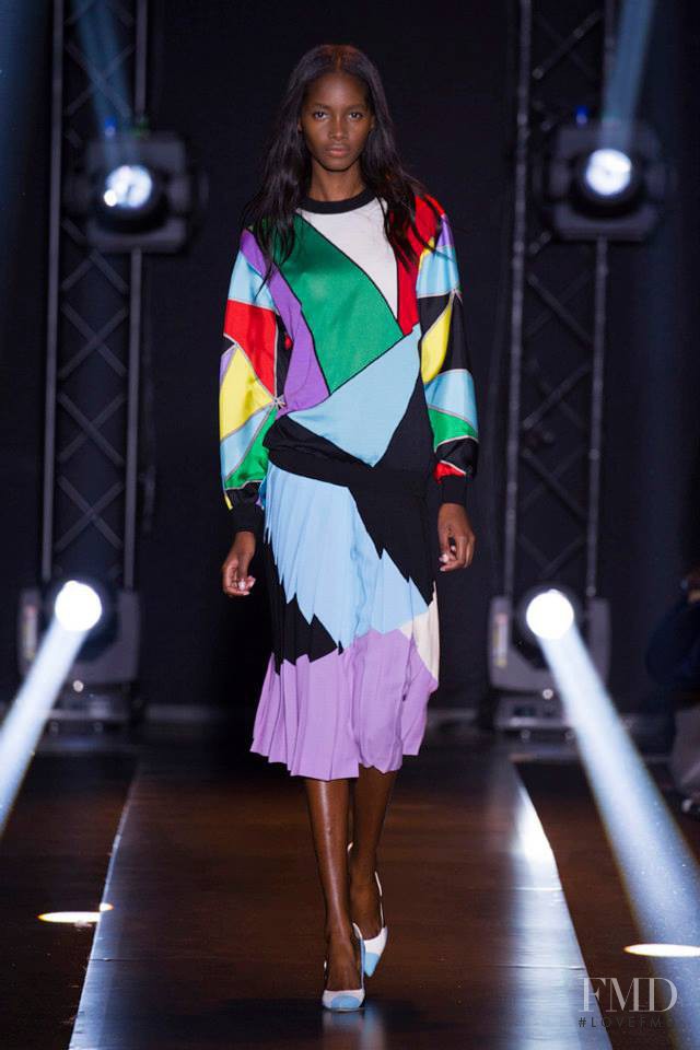 Tami Williams featured in  the Fausto Puglisi fashion show for Autumn/Winter 2014