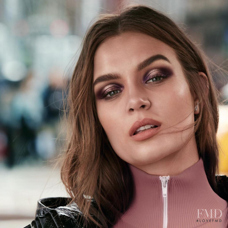 Josephine Skriver featured in  the Maybelline advertisement for Autumn/Winter 2019