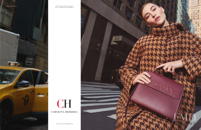 Grace Elizabeth featured in  the CH Carolina Herrera advertisement for Autumn/Winter 2019