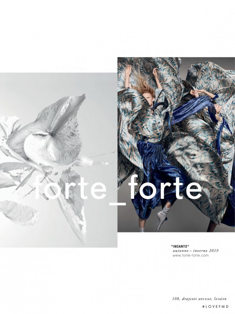 Forte Forte advertisement for Autumn/Winter 2019