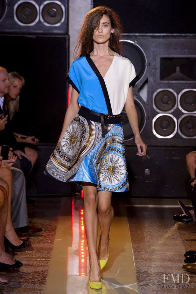 Carolina Thaler featured in  the Fausto Puglisi fashion show for Spring/Summer 2014