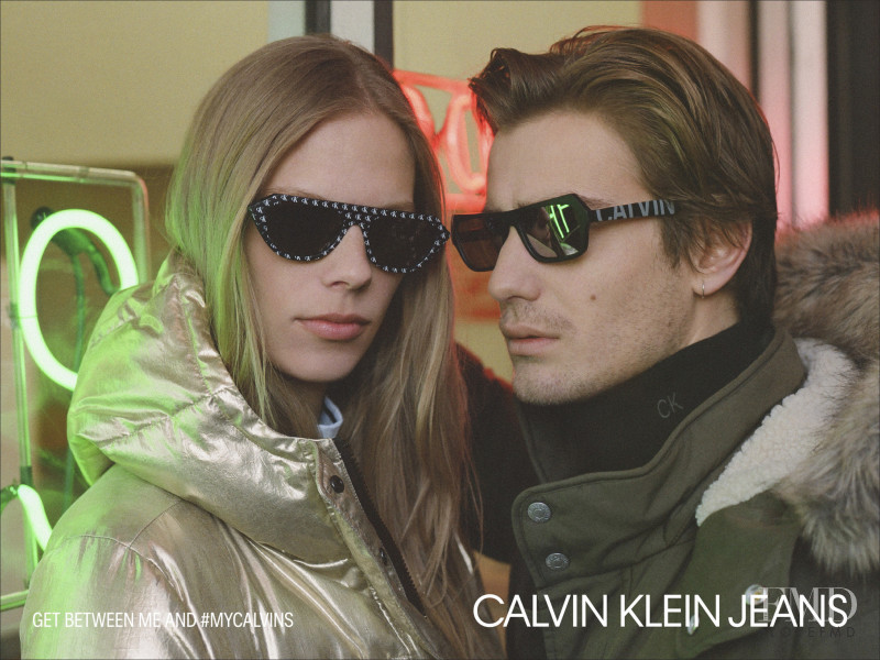 Ben Allen featured in  the Calvin Klein Jeans advertisement for Autumn/Winter 2019
