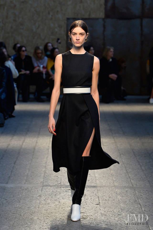 Ronja Furrer featured in  the Sportmax fashion show for Autumn/Winter 2014