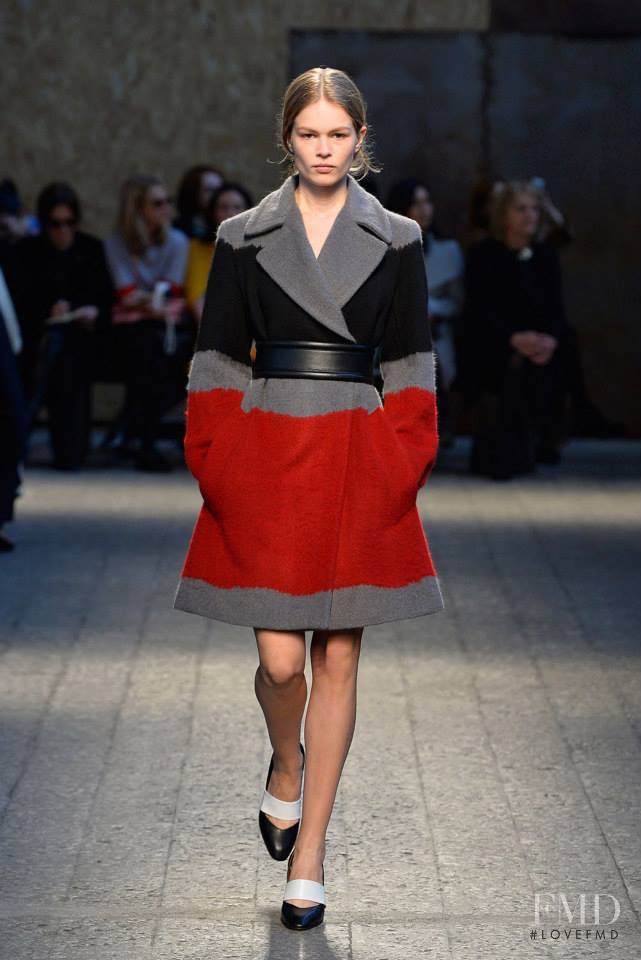 Anna Ewers featured in  the Sportmax fashion show for Autumn/Winter 2014