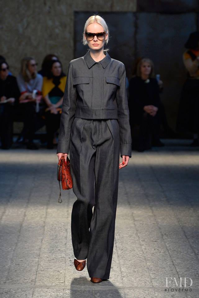 Irene Hiemstra featured in  the Sportmax fashion show for Autumn/Winter 2014