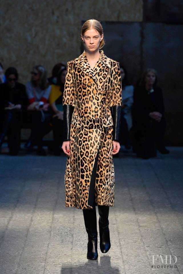 Lexi Boling featured in  the Sportmax fashion show for Autumn/Winter 2014