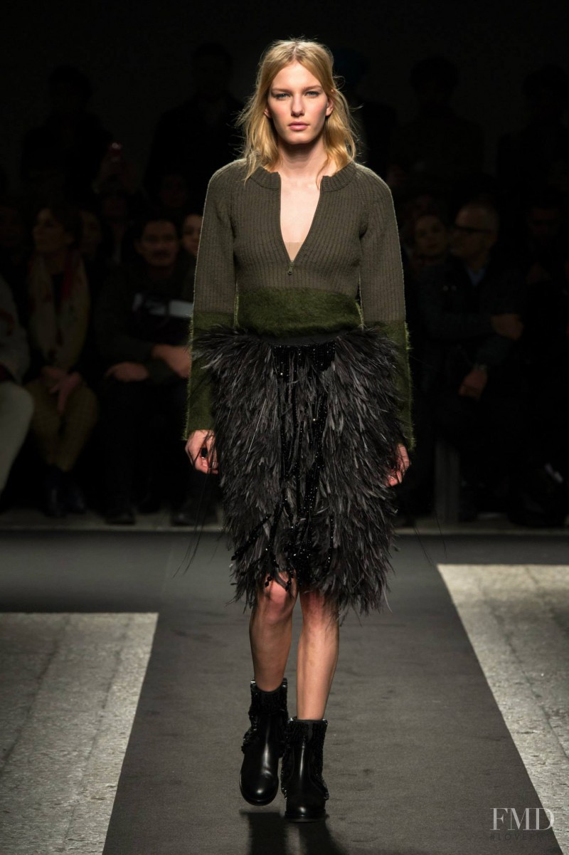 Marique Schimmel featured in  the N° 21 fashion show for Autumn/Winter 2014