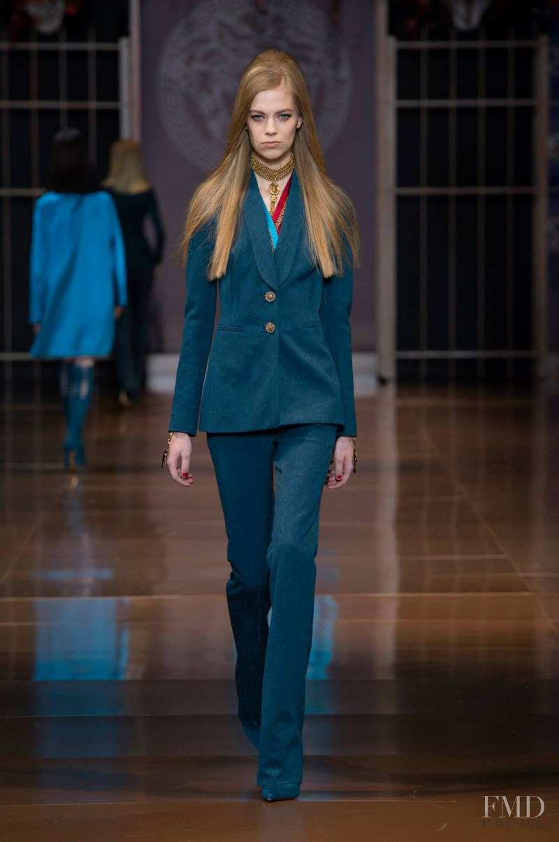 Lexi Boling featured in  the Versace fashion show for Autumn/Winter 2014