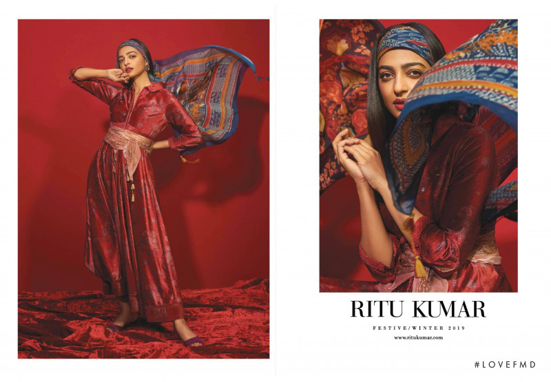 Ritu Kumar advertisement for Autumn/Winter 2019