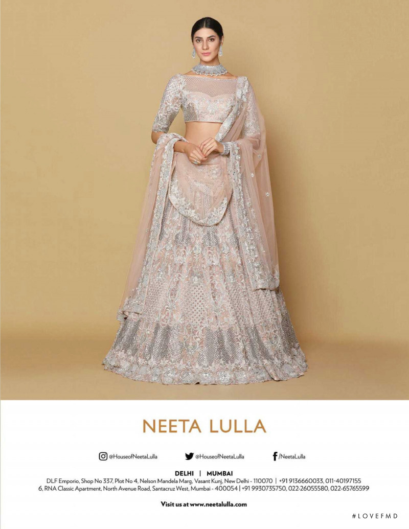 Neeta Lulla advertisement for Autumn/Winter 2019