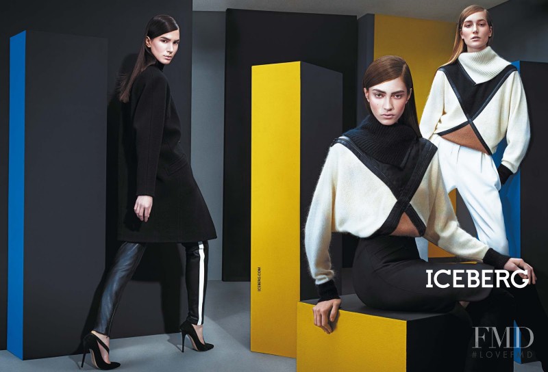 Joséphine Le Tutour featured in  the Iceberg advertisement for Autumn/Winter 2013