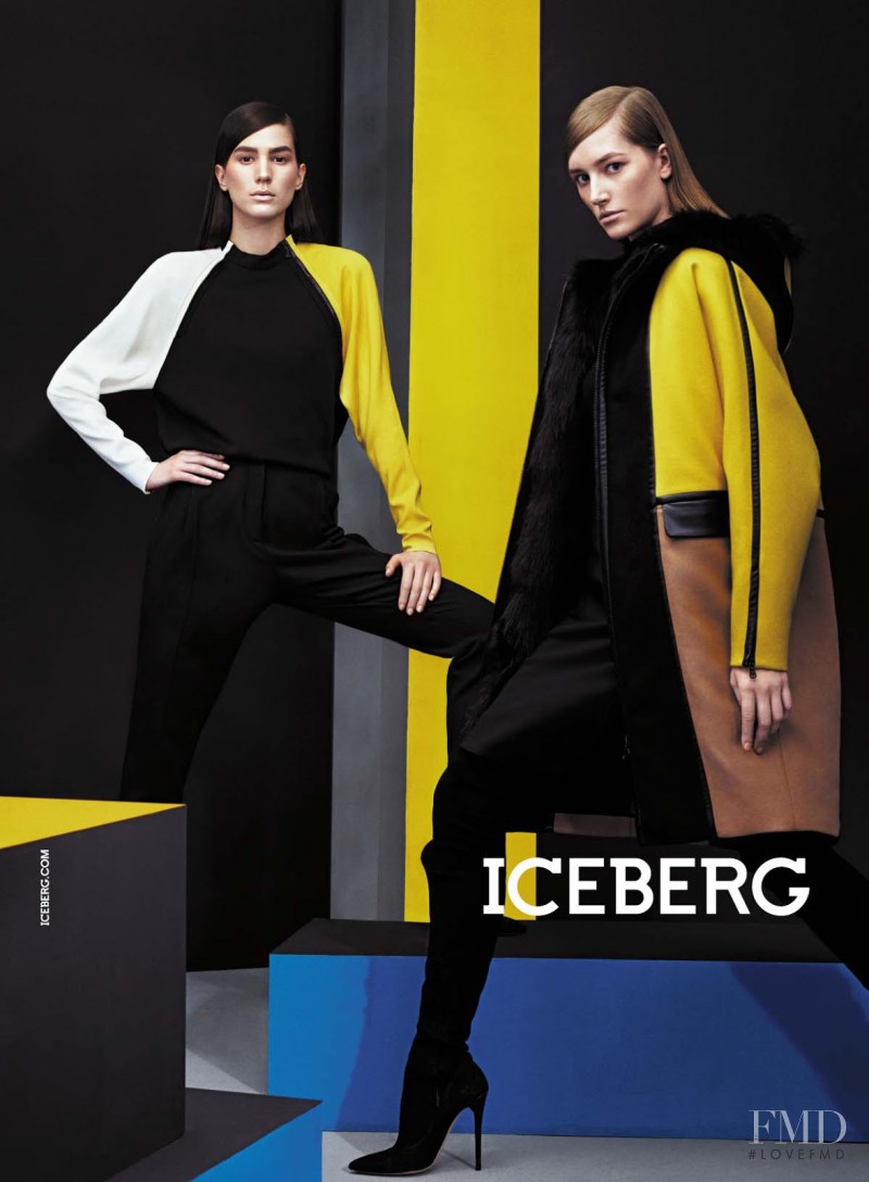 Joséphine Le Tutour featured in  the Iceberg advertisement for Autumn/Winter 2013